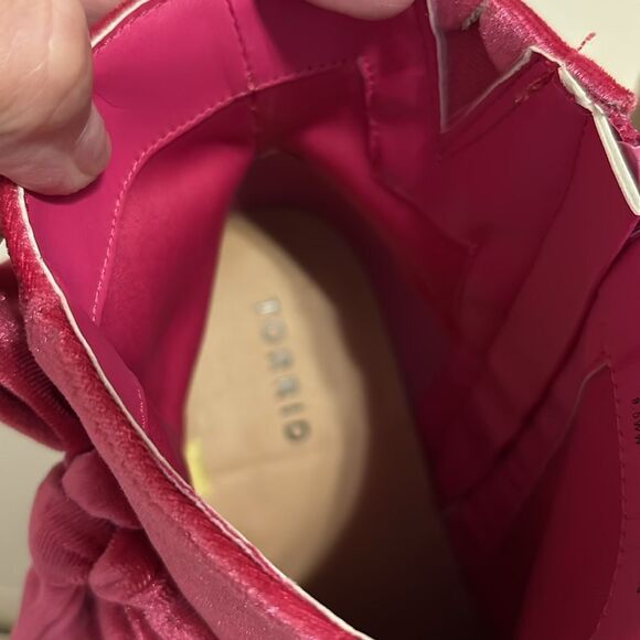 Torrid Elegant Pink Velvet Ankle Boots - Picture 5 of 7